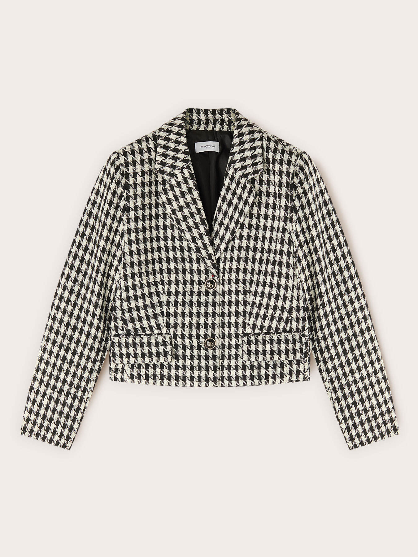 Veste courte pied-de-poule image number 4