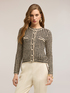 Cardigan en maille ajour&eacute;e image number 3