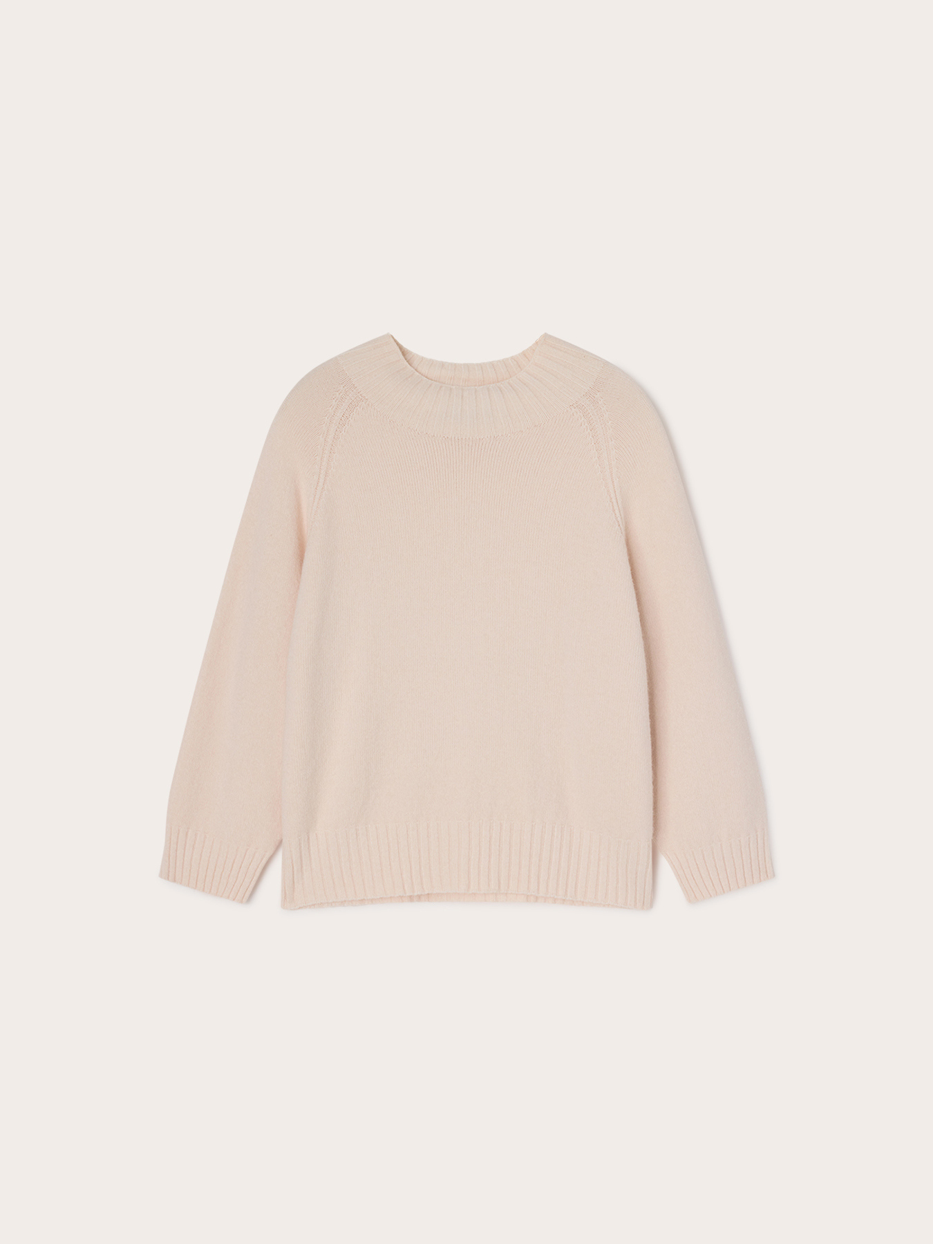 High-neck sweater in viscose blend with sequins image number 0