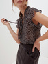 Blusa con fiocco a pois image number 2