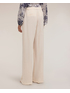 Pantalon palazzo en lyocell avec pli marqu&eacute; image number 1