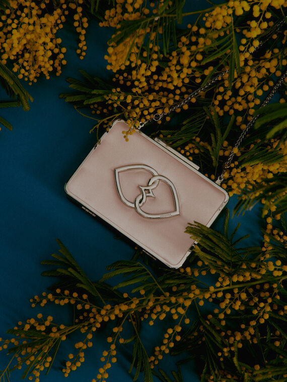 Motivi Clutch in raso Double Love Donna