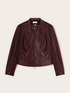 Short jacket with zip and mandarin collar image number 4