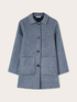 Reversible double mixed wool coat image number 5