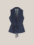 Gilet in denim image number 3