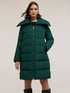 Long down jacket with wide collar image number 3