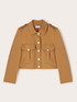 Cropped jacket with pockets image number 4