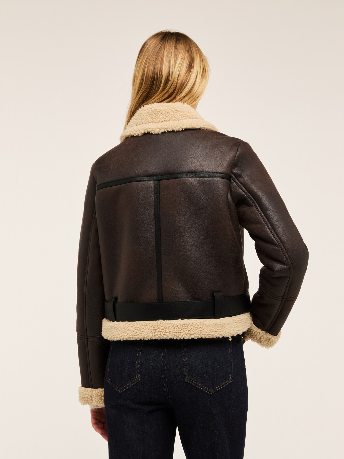 Chaqueta efecto borrego image number 1