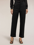 Wide-leg trousers in cotton-blend technical fabric image number 0