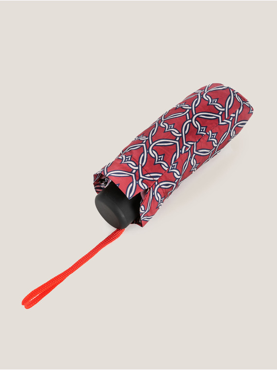 Double Love patterned mini folding umbrella