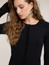 Stockinette stitch cardigan with raglan sleeves image number 3