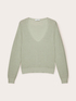 Cotton V-neck pullover image number 4
