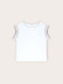 T-shirt &agrave; manches &agrave; volants image number 4