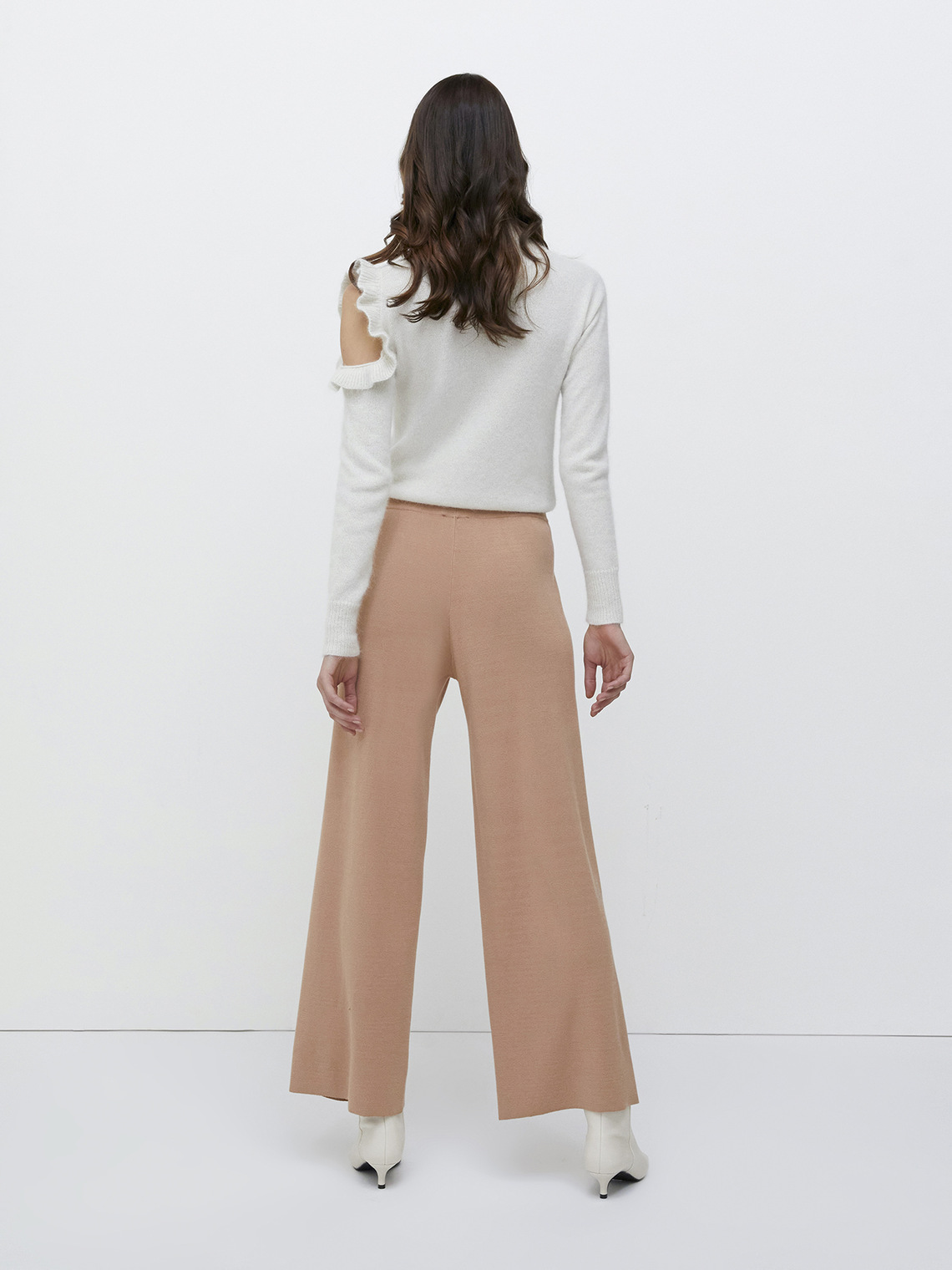 Pantaloni palazzo in maglia - Motivi.com - NL