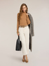 Ribbed viscose turtleneck sweater image number 2