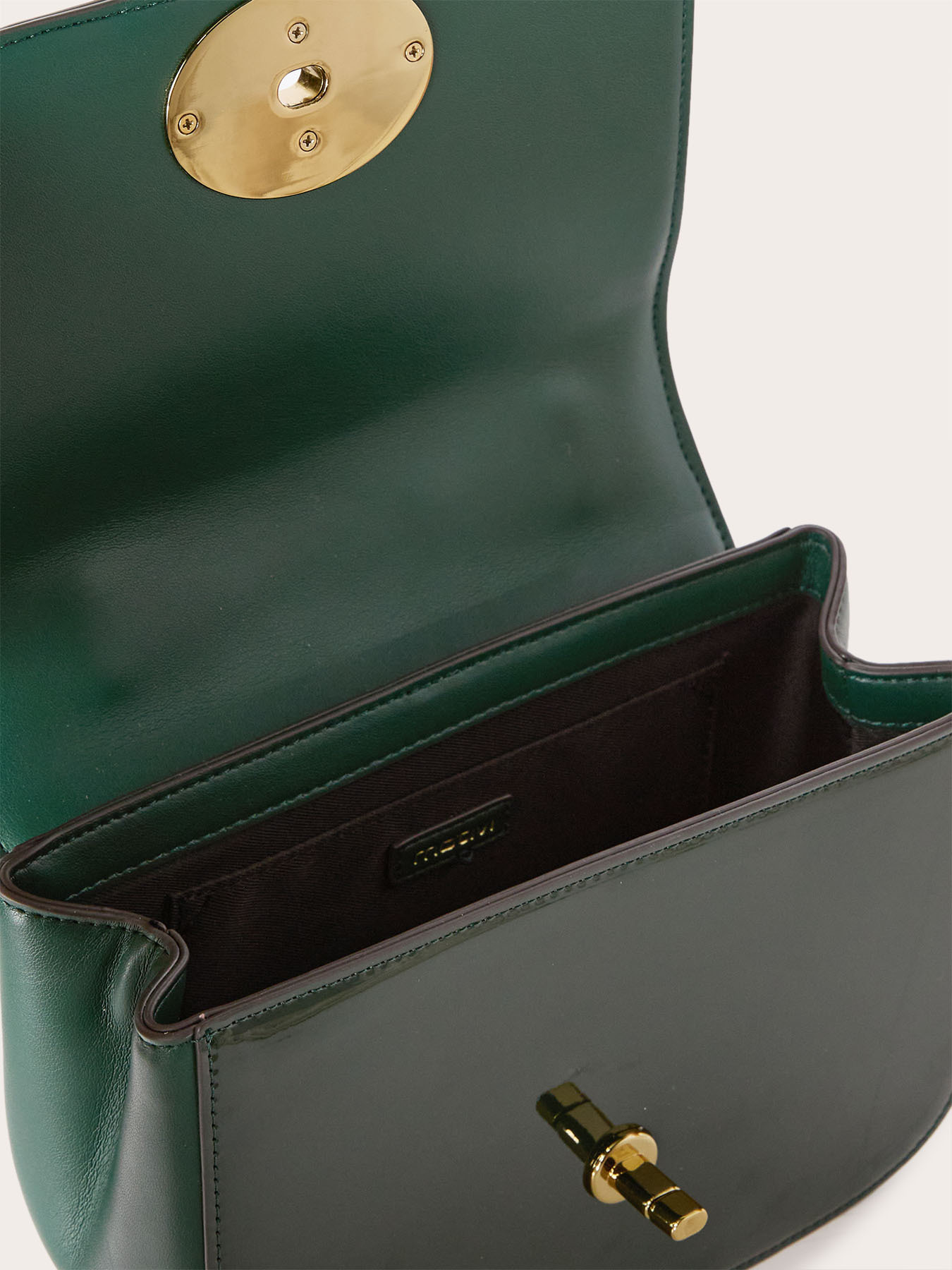 Shoulder bag in coated fabric and velvet image number 4