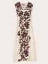 Robe longue en viscose avec imprim&eacute; image number 4