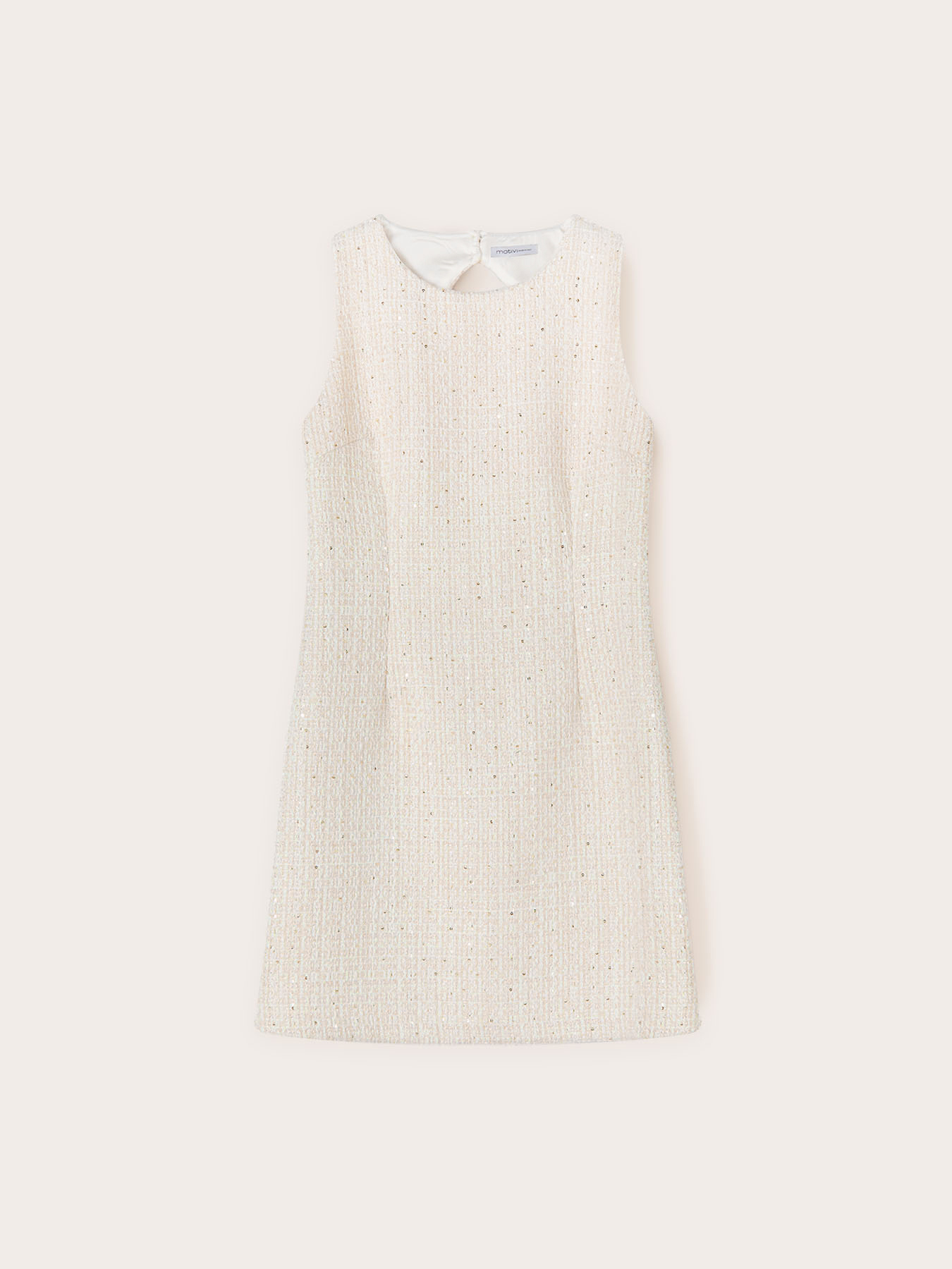 Vestito a tubino in tweed lurex image number 4