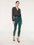 Faux leather skinny trousers image number 0
