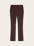 Slim cady trousers with slit image number 4