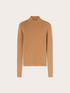 Ribbed viscose turtleneck sweater image number 4