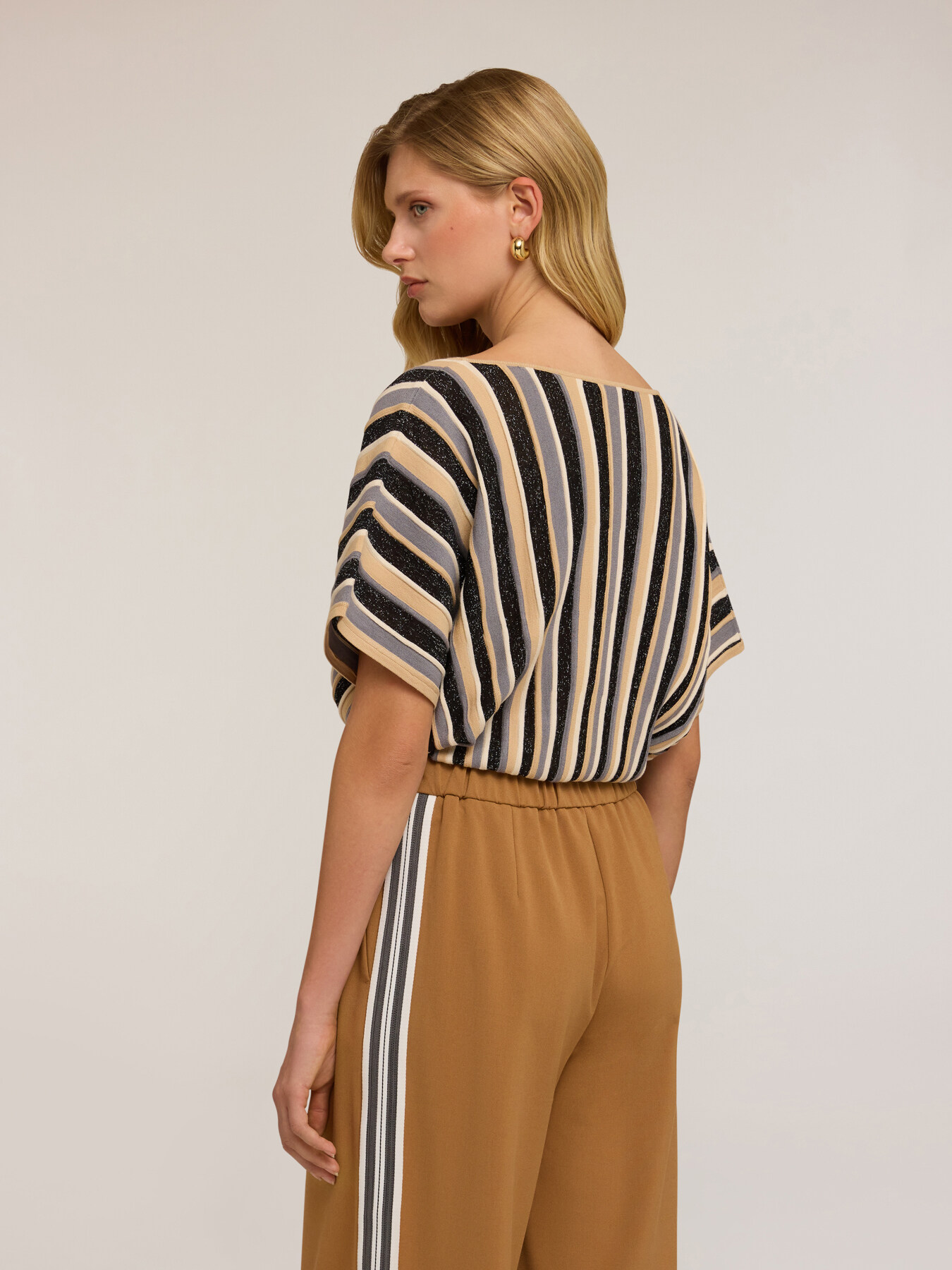 Lurex kimono-style sweater image number 1