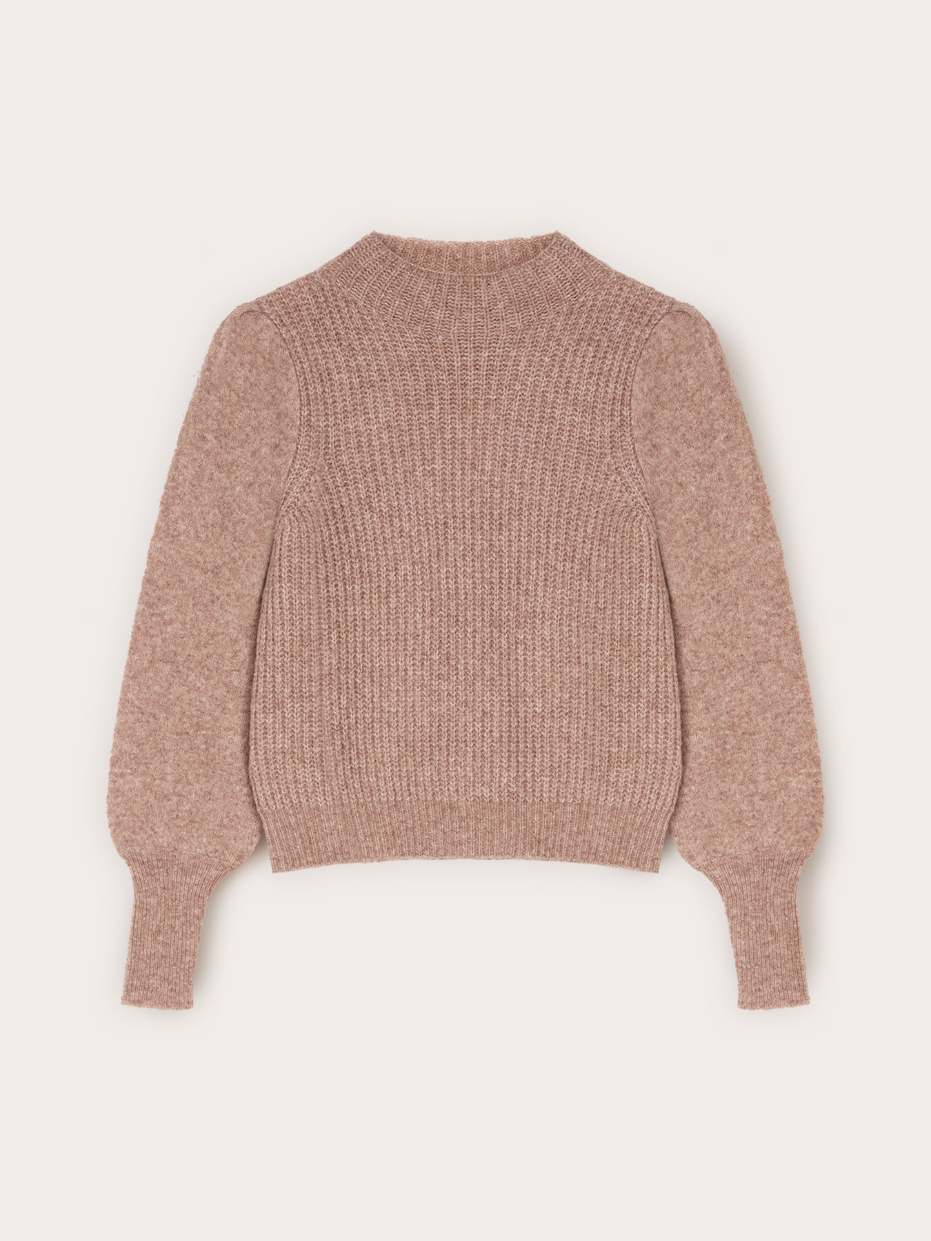 Sweater with balloon sleeves image number 4