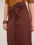 Pencil skirt with draping image number 3
