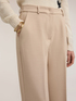 High-waisted palazzo pants with pleat image number 3