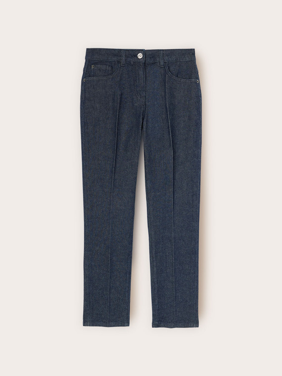 Jeans im Carrot-Fit aus Denim