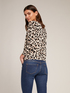 Boxy-Pullover mit Animalier-Muster image number 1