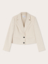 Short blazer with lapel collar image number 4