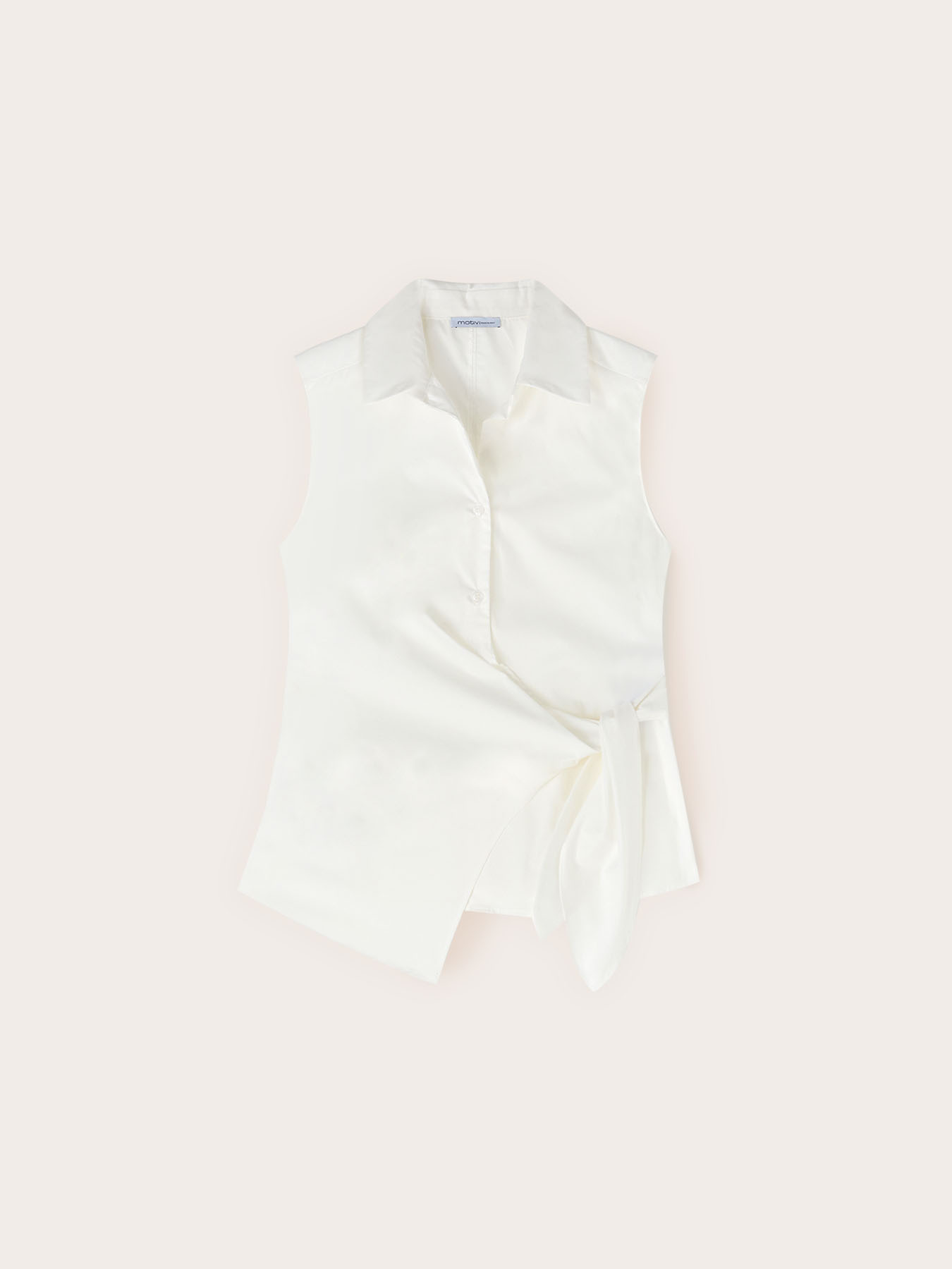 Chemise sans manches avec n&oelig;ud image number 4
