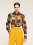 Hemdbluse mit Schleife mit Blumenmuster image number 0