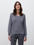 Sweater with lurex trims image number 0