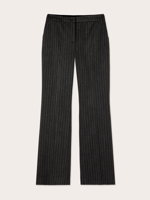 Gestreifte Flare-Hose The Tailoring Lab