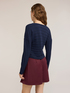 Cardigan corto in maglia fine con bottoni image number 1