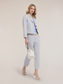Blazer slim in tessuto misto rami&eacute; image number 2