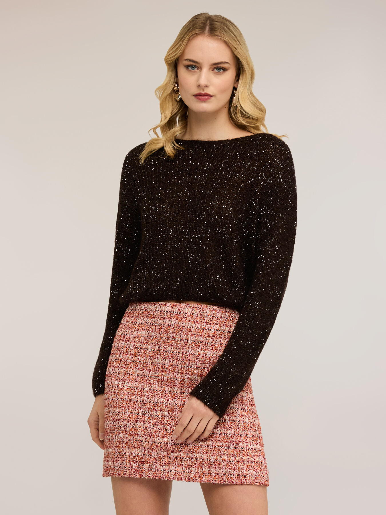 Cropped sequin top image number 0