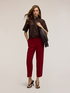 Regular fit linen blend trousers image number 0