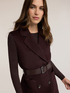 Belted double wool blend vest image number 3