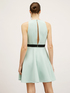 Mini dress with a bow at the waist image number 1
