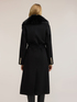 Belted coat in wool-blend double fabric image number 1