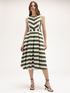 Striped midi dress image number 3