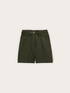 High-waisted cotton blend shorts image number 0