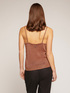 Top in maglia lurex bronzo image number 1