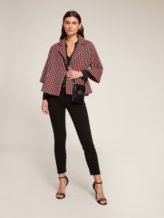 Motivi Giacca caban fantasia pied de poule Donna