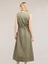 Drawstring dress in poplin image number 1