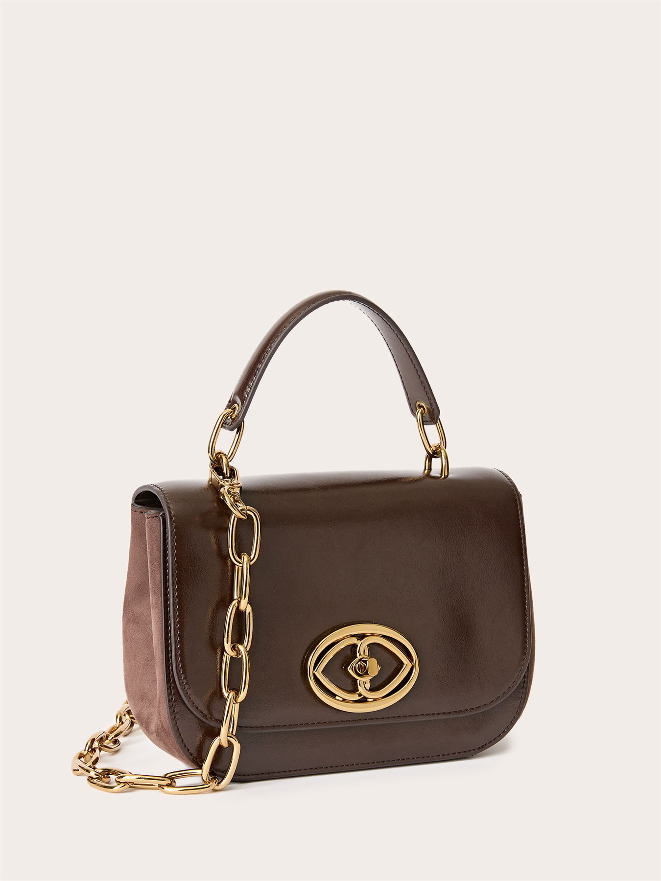 Small bag in double fabric image number 3