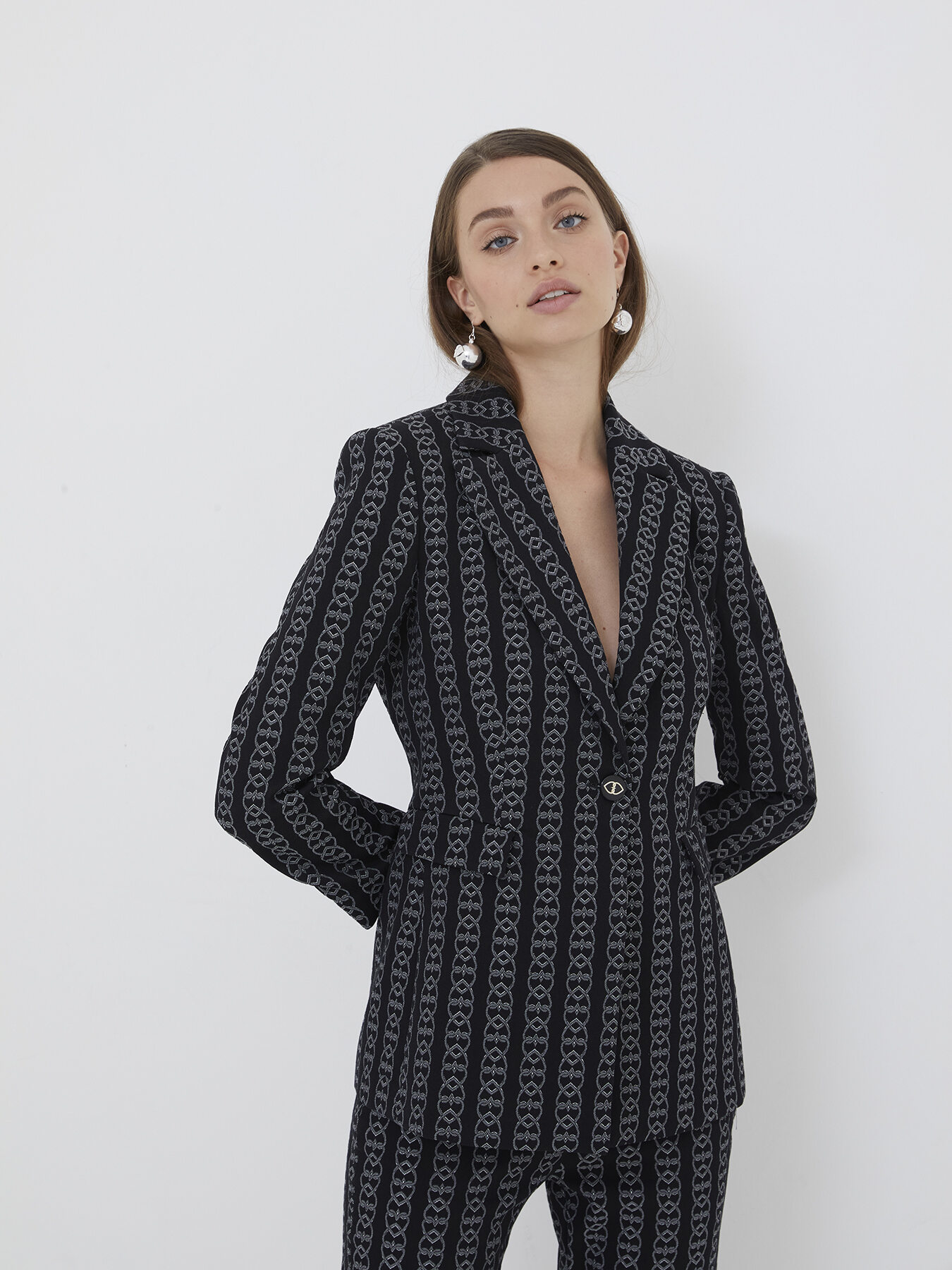 Smart Couture jacquard jacket image number 0